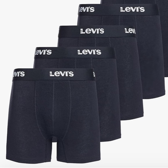 🌟Men’s: LEVI’S- Black Boxer Briefs: SZ XL (4 pack) NWOT - Picture 1 of 4